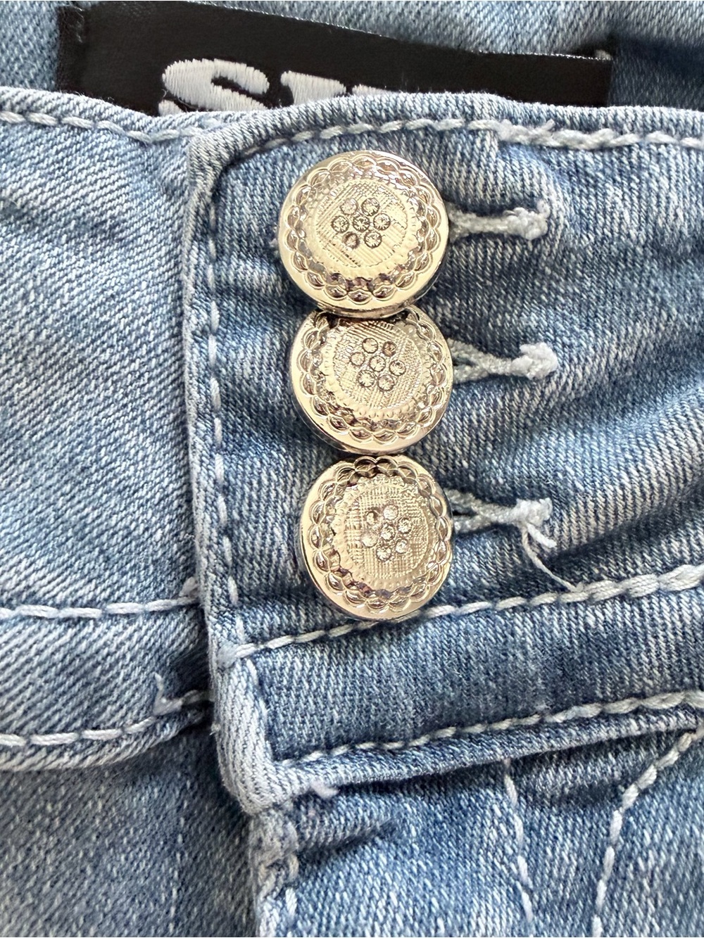 Sky Premium Collection Boot Cut Jeans 5/6 | Y2K Bling Pockets - Picture 5 of 9